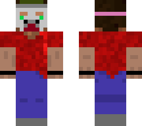 steve with lumpi mask