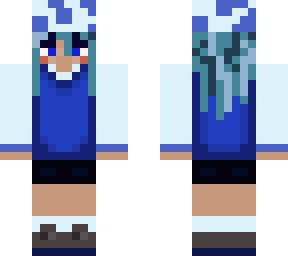 white cow bucket hat blue