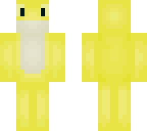 yellow frog  matching skin
