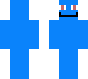 backwards blue guy