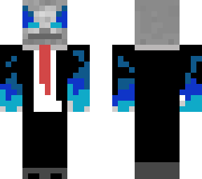 blue flame skeleton meee