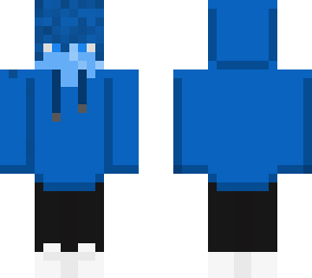 blue person