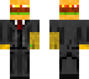 burger head with a thanos gauntlet 2.0