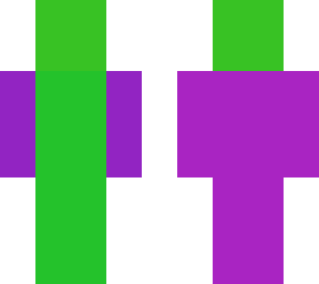 classic green and purple