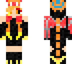dark fire dragon girl
