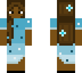 dark hair winter girl