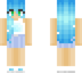 elz blue hair