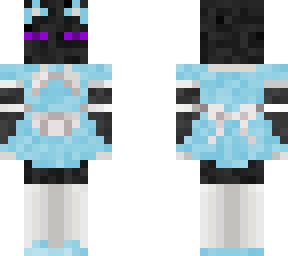 enderman in a maid dress
