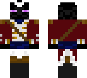 enderman in army uniform