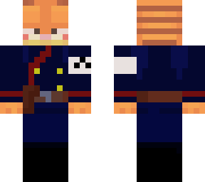garfield in a 1942 vilnius police uniform