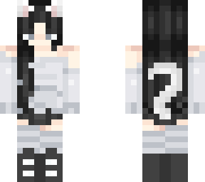 gray cat girl