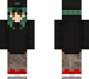 green haired girl
