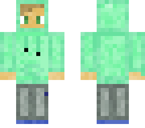 mint hoodie guy