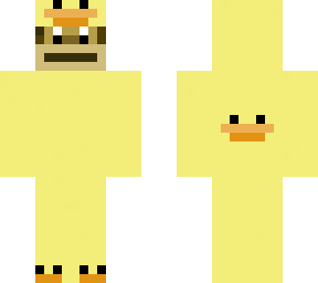 monkey in duck suit