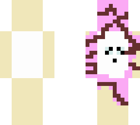 my lil sister made this skin drizzled donut