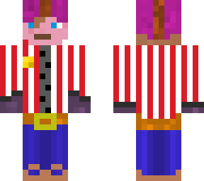 new! skin of exelcubotx4life! (with bedwars purple hat!) (reupload)