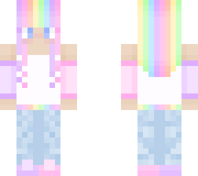pastel rainbow cutie!