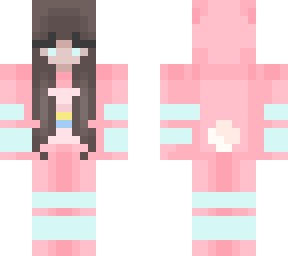 pink and light blue bunny girl ^_^