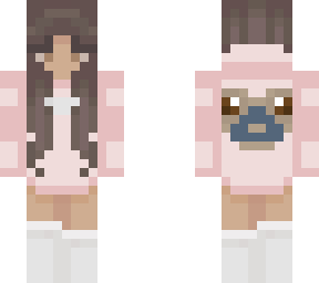 pink hoodie