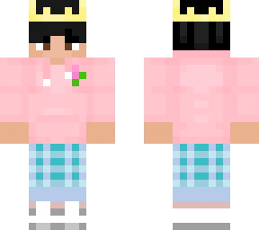 pink sweater w/ crown