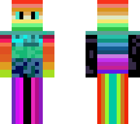 pride rainbow guy:D | Minecraft Skin