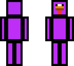 purple chicken skin backwards
