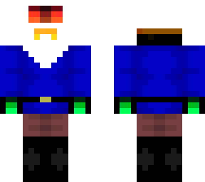 rainbow creeper in a gnome suit