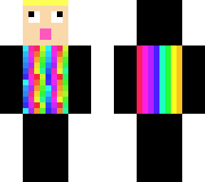 rainbow noob skin
