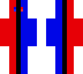 red and blue