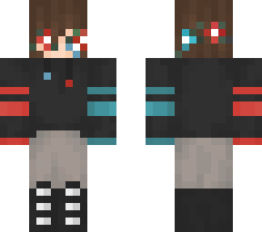 red blue