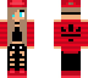 red pretty girl
