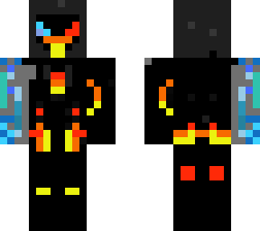 red robot with blue hand