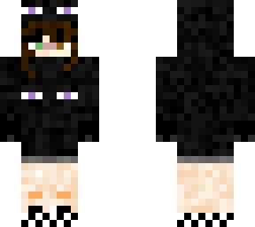 skin minercaft slenderman, mujer