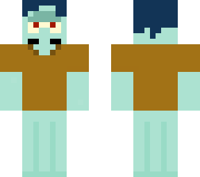 squidward with hair