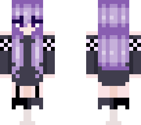 uhh- just a girl with purple hair-