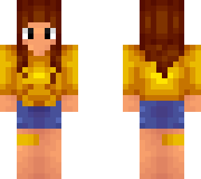 yellow coat girl