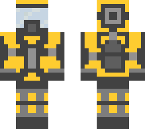 yellow hazmat suit