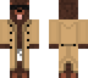 bear in trench coat