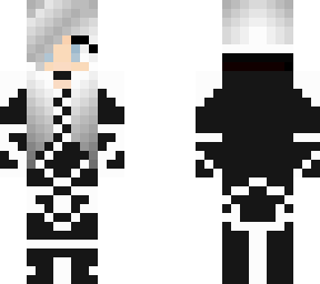 black & white warrior girl