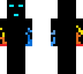 black and blue with 2 elements