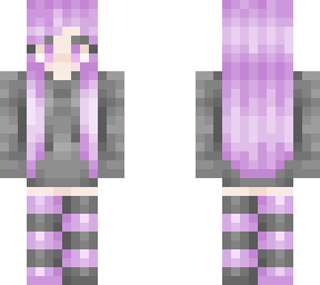 black and purple gal