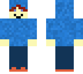blue  hoodie boy