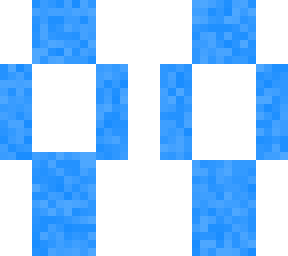 blue and white