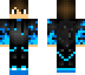 blue flame hoodie