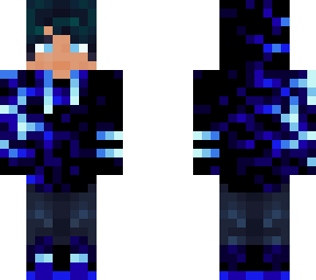 blue hoodie gothick