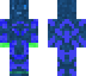 blue man