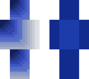 blue to white