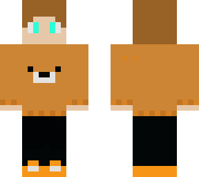 boy in a bear sweater