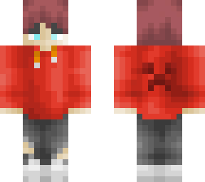 boy with red sweater