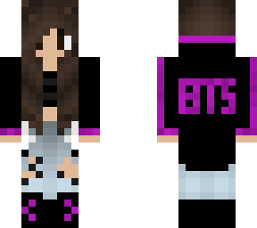 bts purple/pink gamer girl